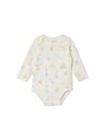 gelato pique 【BABY】長袖ボディスーツ ジェラートピケ マタニティウェア・ベビー用品 ロンパース・カバーオール ベージュ イエロー グレー ホワイト ピンク レッド【送料無料】