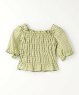 【SALE／40%OFF】UNITED ARROWS green label relaxing チェック シャーリング プルオーバー / キッズ 100…