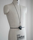 "GAMAGUCHI" NECK STRAP シュリンクレザー ミニがま口ネックストラップ