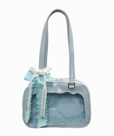 WEGO LADY'S めるふわぬい痛ボストンバッグ ウィゴー ファッション雑貨 その他のファッション雑貨 ホワイト パープル シルバー ブラウン ブルー ピンク レッド ブラック