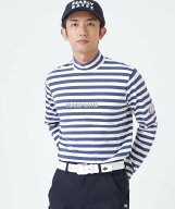 PEARLY GATES スーピマベア天長袖ハイネックカットソー ＜ボーダー柄＞ (MENS) パーリーゲイツ トップス …
