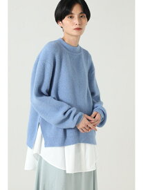 楽天市場 レイヤード インナー ニット セーター トップス レディースファッションの通販