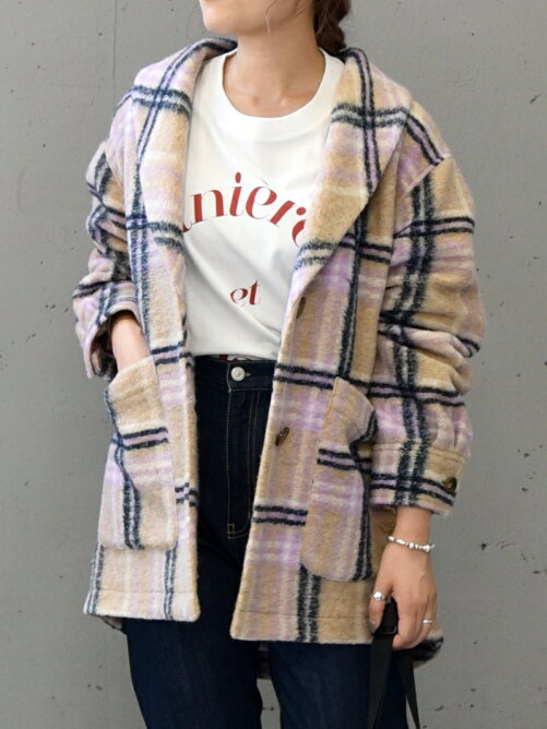 Ships Ships Any チェック ソリッド ショート コート ジャケット Rakuten Fashion 楽天ファッション 旧楽天ブランドアベニュー Dp1414