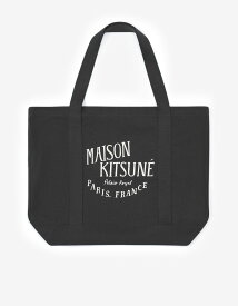 Maison Kitsune Maison Kitsune/(W)UPDATED PALAIS ROYAL SHOPPING BAG メゾン キツネ バッグ トートバッグ ブラック ホワイト ブルー ブラウン レッド【送料無料】