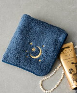 BIRTHDAY BAR 太陽と月 刺繍タオルハンカチ バースデイバー ファッション雑貨 ハンカチ・ハンドタオル ネ…