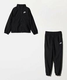 UNITED ARROWS green label relaxing ＜NIKE＞トラックスーツ ウーヴン FZ / キッズ 130cm-160cm ユナイテッドアローズ グリーンレーベルリラクシング ジャケット・アウター ブルゾン・ジャンパー ブラック グリーン【送料無料】