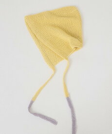 Ray BEAMS 【別注】RACAL / ニット フーディ ビームス ウイメン 帽子 その他の帽子 ネイビー イエロー ホワイト【送料無料】