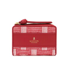 LANVIN COLLECTION ジーンパース コイン&カードケース マルショウ エンドウ 財布・ポーチ・ケース コインケース・小銭入れ・札入れ レッド ベージュ ネイビー【送料無料】