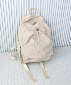 COLDE 【オールシーズン/軽量/マザーズバッグ】ギャザー入りナイロンリュック トライシル バッグ リュック・バックパック ホワイト ブラウン ブラック グレー【送料無料】