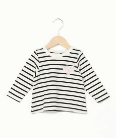 【SALE／44%OFF】petit main 【プティプラ】GIRLS長袖Tシャツ ナルミヤオンライン トップス カットソー・Tシャツ ホワイト ベージュ ネイビー ピンク レッド ブラック パープル イエロー グレー