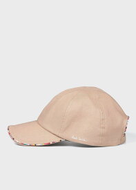 Paul Smith ウィメンズ スワールパイピング キャップ ポール・スミス 帽子 その他の帽子 ベージュ ブラック【送料無料】
