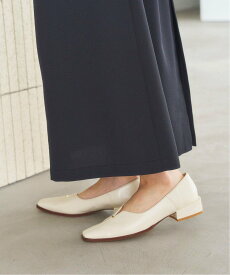 LE TALON 《追加3》2.5cmスクエアスリットソフトフラット ルタロン シューズ・靴 その他のシューズ・靴 ワインレッド ベージュ【送料無料】