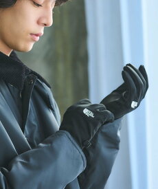 UNITED ARROWS green label relaxing ＜THE NORTH FACE＞イーチップ グローブ ユナイテッドアローズ グリーンレーベルリラクシング ファッション雑貨 手袋 グリーン ブラック【送料無料】