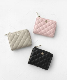 TOCCA TRACE PAVE BIFOLD WALLET 二つ折り財布 トッカ 財布・ポーチ・ケース 財布 ベージュ ピンク ブラック【送料無料】