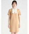 【洗える】リボンモチーフミニワンピース