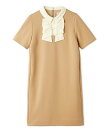 【洗える】リボンモチーフミニワンピース