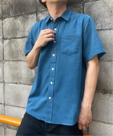 【SALE／40%OFF】ikka パナマレギュラーカラーシャツ イッカ トップス シャツ・ブラウス ホワイト ブルー ネイビー