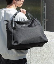 BEAMS HEART MEN 【定番/2way/大容量】ポリエステル 杢素材 ジム バッグ お仕事 トートバッグ ビジネス フィットネス 旅行 ビームス ハート バッグ ボストンバッグ ベージュ ブラック【送料無料】