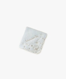 Afternoon Tea LIVING フラワージュエリーミニミニタオル アフタヌーンティー・リビング ファッション雑貨 ハンカチ・ハンドタオル ブルー ピンク パープル イエロー グリーン ホワイト