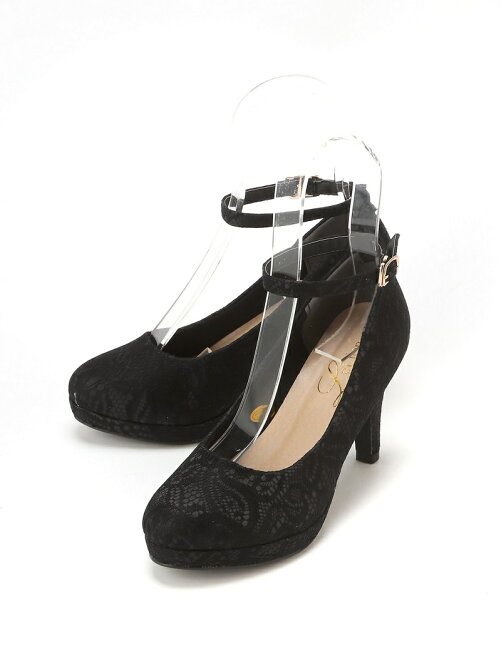 Amiami W 低反発ハイヒールアンクルストラップパンプス Rakuten