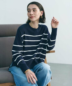 UNFILO 【リピート率の高さが魅力!毎シーズン大好評】マイビューティニット クルーネック アンフィーロ トップス ニット グリーン グレー ブルー ネイビー【送料無料】