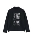 ロゴ×フラワー UV 長袖 モックネック プルオーバー (WOMENS)