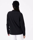 ロゴ×フラワー UV 長袖 モックネック プルオーバー (WOMENS)