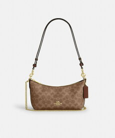 【SALE／60%OFF】COACH OUTLET 【公式】ケイトリン ショルダー バッグ・シグネチャー キャンバス コーチ　アウトレット バッグ ショルダーバッグ ブラウン【送料無料】