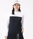 UV 長袖 モックネック プルオーバー (WOMENS)