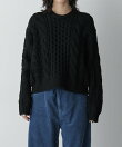 「STEVELOUR」ライトバルキーケーブルニット
