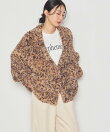 【予約で10%OFF】グレディブリリアン/Gready Brilliant/フェザーヤーンVネックカーディガン