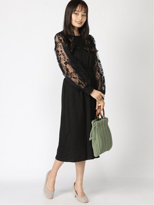 Anap Chille袖オーガンジーレース裏毛ワンピース Rakuten Fashion 楽天ファッション 旧楽天ブランドアベニュー Bq5418