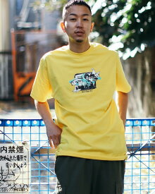 【SALE／50%OFF】BEAMS T SWEET YOYO T'S * BEAMS T / FUCK Tシャツ ビームス アウトレット トップス カットソー・Tシャツ イエロー ブルー