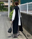 CORNERS by KR 2wayハイネックスリットニットワンピ