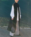 CORNERS by KR 2wayハイネックスリットニットワンピ