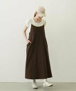 BICOLOR BACK RIBBON CAMISOLE DRESS