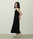 BICOLOR BACK RIBBON CAMISOLE DRESS