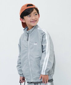 devirock 【水はじく】撥水ナイロン ライントラックジャケット(セットアップ可能) 子供服 26SS デビロック ジャケット・アウター その他のジャケット・アウター ピンク グレー ブラック