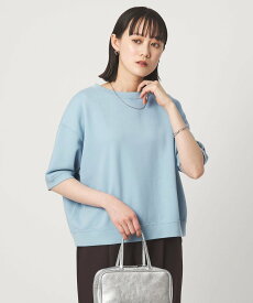 UNITED ARROWS green label relaxing 【別注】＜Champion＞5分袖 スウェット プルオーバー ユナイテッドアローズ グリーンレーベルリラクシング トップス カットソー・Tシャツ ネイビー ホワイト ブルー グレー【送料無料】
