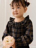 【SALE／30%OFF】JAMIE KAY 【ベビー&キッズ】長袖フリルブラウスWoodland Check(70~120cm) ジェイミーケ…