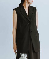 【SALE／40%OFF】ADAM ET ROPE' FEMME ジャケットジレ アダムエロペ トップス ベスト・ジレ ブラック ブ…