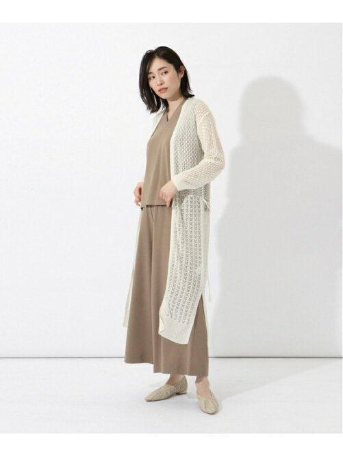 Lasud Aga 透かし編み ロングニットカーディガン Rakuten Fashion 楽天ファッション 旧楽天ブランドアベニュー Da2419