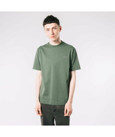 LACOSTE アウトラインクロッククルーネックTシャツ ラコステ トップス カットソー・Tシャツ グリーン ホワイト ブラック ネイビー ベージュ ブルー ブラウン【送料無料】