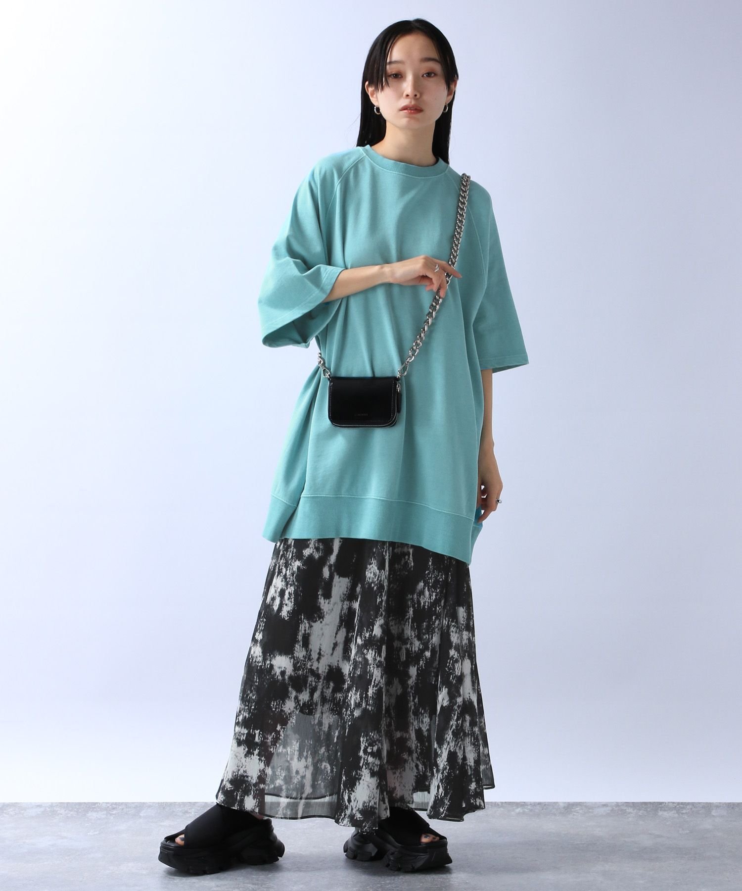 JEANASIS｜カスレガラヨウリュウフレアスカート | Rakuten Fashion 