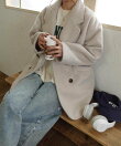シャギーテーラーコート