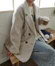 シャギーテーラーコート