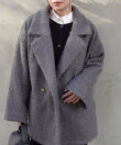 シャギーテーラーコート