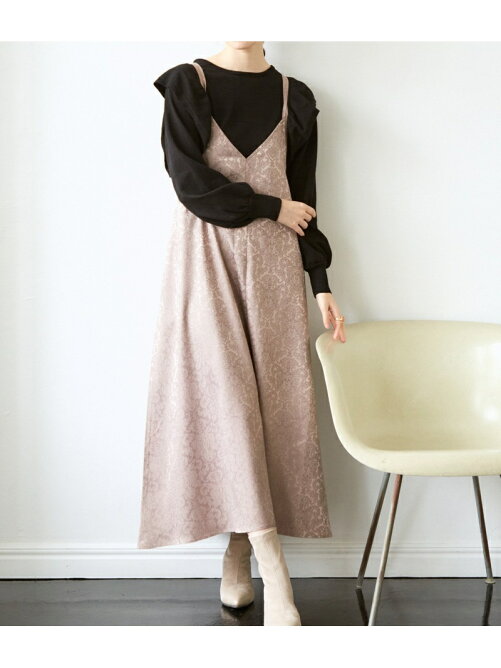 Vis 5色展開 ダマスク柄ワンピース Rakuten Fashion 楽天ファッション 旧楽天ブランドアベニュー Bw04