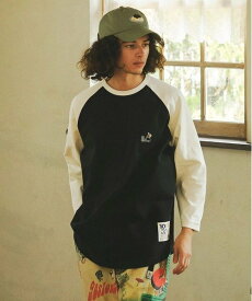 【SALE／30%OFF】go slow caravan 超ヘビーUSA/C 8分袖ゆったりBB TEE (MENS) ゴースローキャラバン トップス カットソー・Tシャツ ネイビー グレー ホワイト【送料無料】