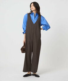 【SALE／10%OFF】UNITED ARROWS green label relaxing オルマイ ツイル サロペット ユナイテッドアローズ グリーンレーベルリラクシング オールインワン・オーバーオール オーバーオール・サロペット ブラック グレー ブラウン【送料無料】